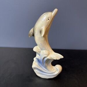 BREACHING‎ DOLPHIN CERAMIC FIGURE